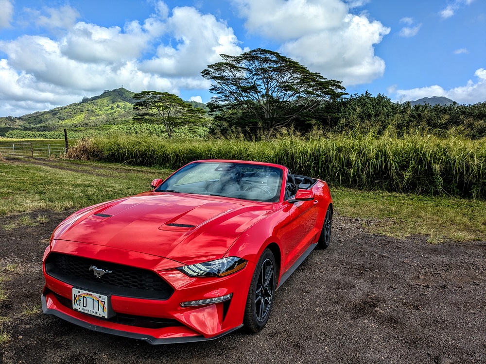 Our convertible upgrade from Sixt courtesy of our Platinum status match