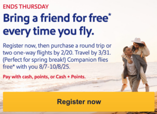 Southwest Companion Pass promo