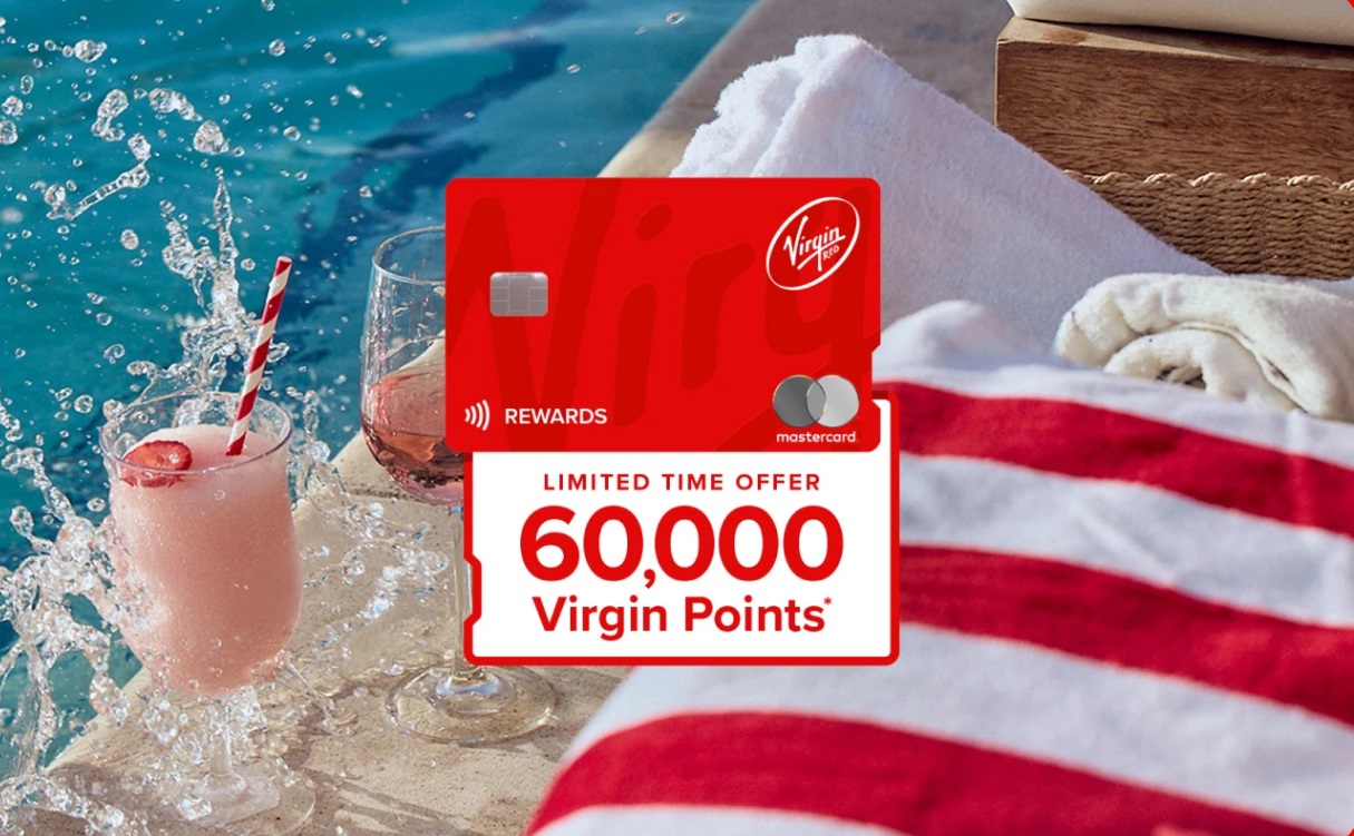 Virgin Red Rewards Mastercard 60,000 point welcome offer