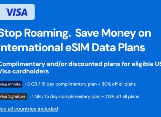 GigSky Visa Infinite Signature cardholder offer