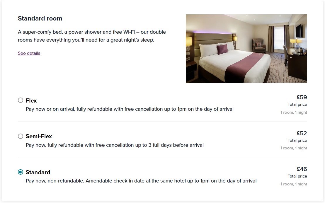 Premier Inn - Direct pricing