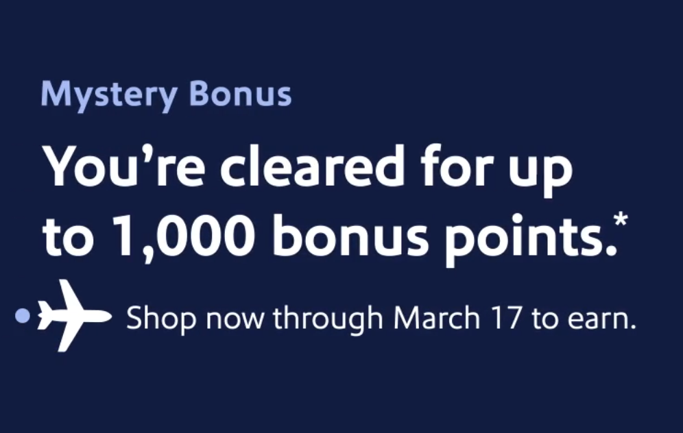 Southwest shopping portal promo: Spend $100/$300 & earn 500/1,000 bonus points