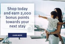 Wyndham Rewards shopping portal promo 2,000 bonus points