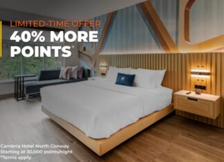 Choice Privileges points sale 40% bonus