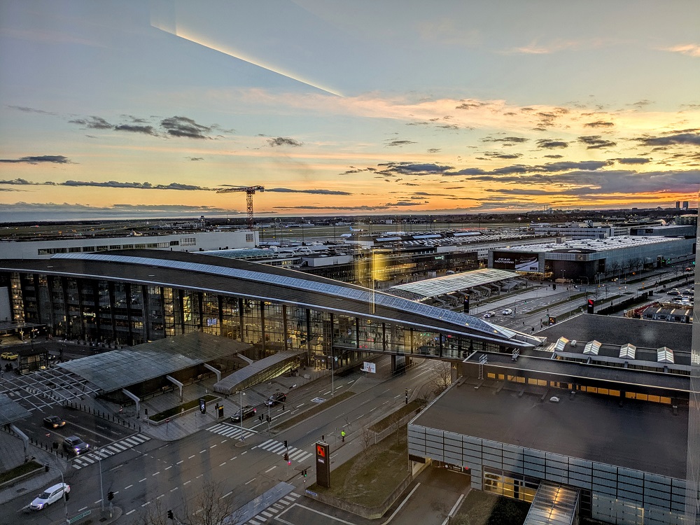 Clarion Hotel Copenhagen Airport - View of the airport from our room