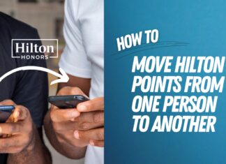 How to move Hilton points from one person to another