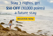 Best Western promo stay 3 nights earn 10,000 bonus points