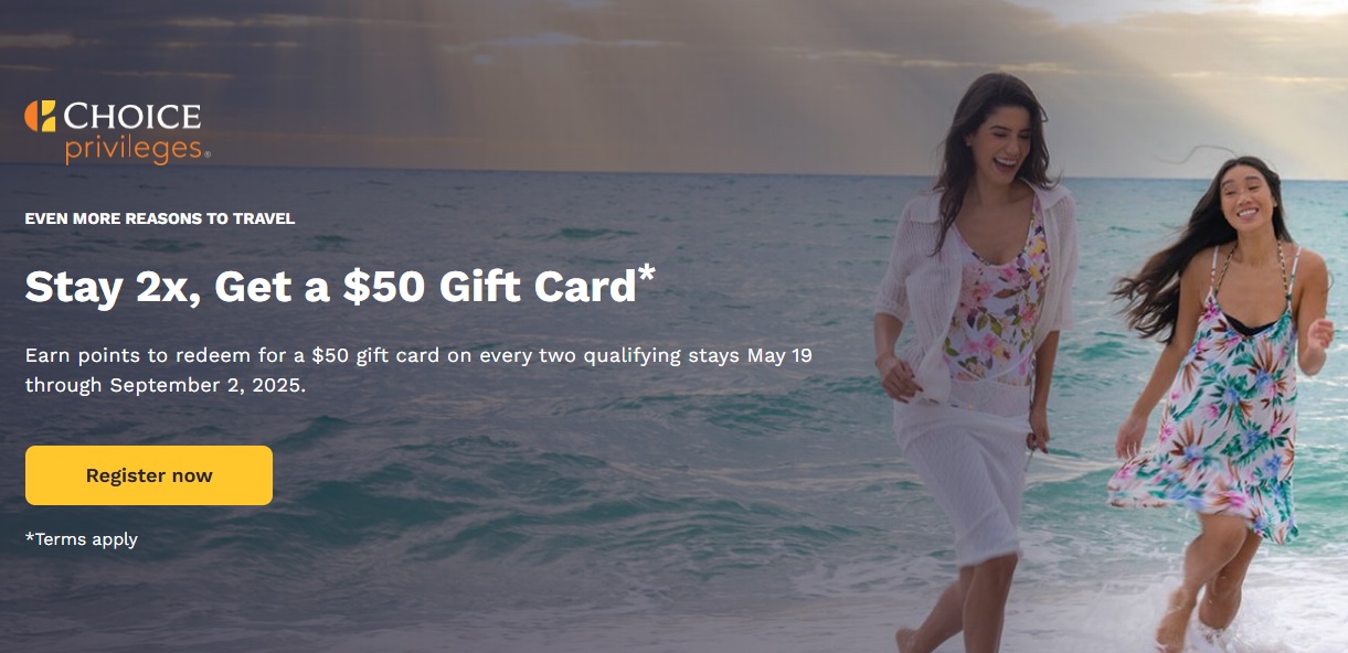 Choice Hotels promo summer 2025