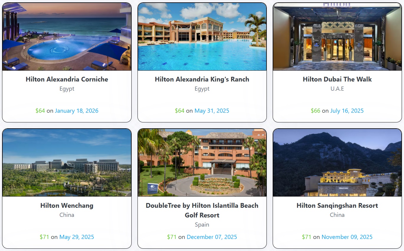 HigherAspire.com: A useful tool for redeeming the Hilton Aspire resorts credit
