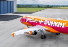 JetBlue Dunkin Airplane Partnership