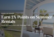 Marriott Homes & Villas promotion double points 4+ nights