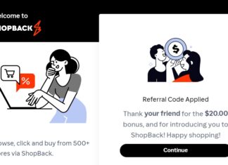 ShopBack signup promotion