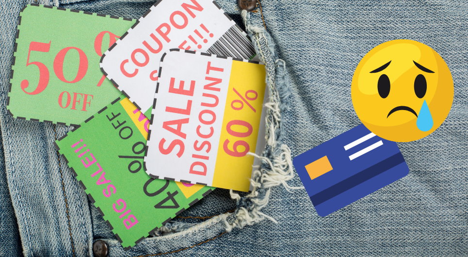 sad about coupons