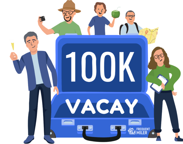 100KVacay Logo