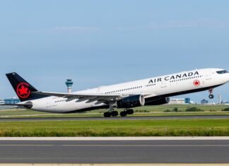 Air Canada airplane