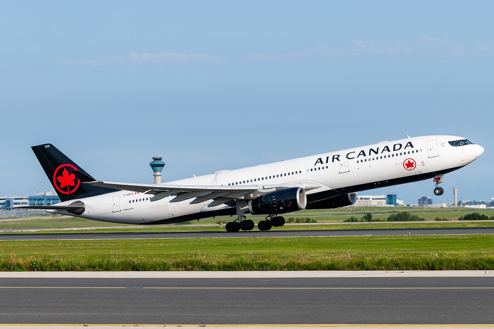 Air Canada airplane