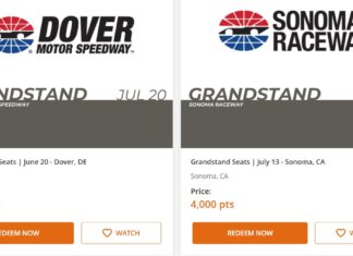 Choice Privileges NASCAR Grandstand tickets
