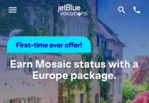 JetBlue Mosaic status Europe promotion