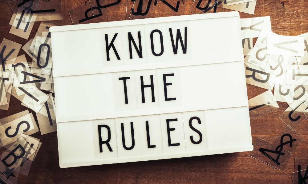 Rule book rules