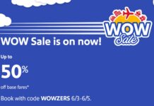 Southwest promo code WOWZERS