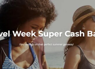 TopCashback Travel Week Super Cash Back