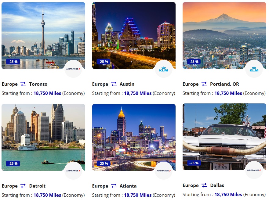 Air France KLM Flying Blue Promo Rewards