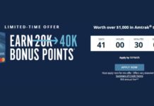 Amtrak card’s highly valuable 40K offer returns