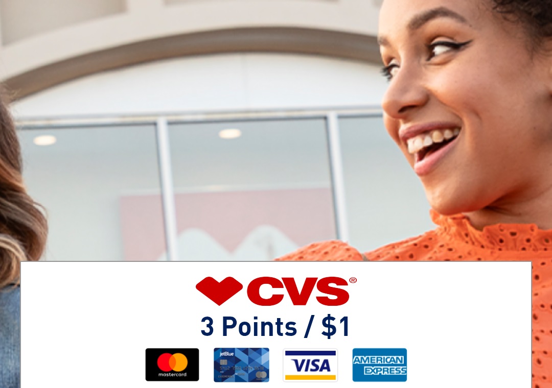 CVS JetBlue TrueBlue shopping portal card-linked in-store offer