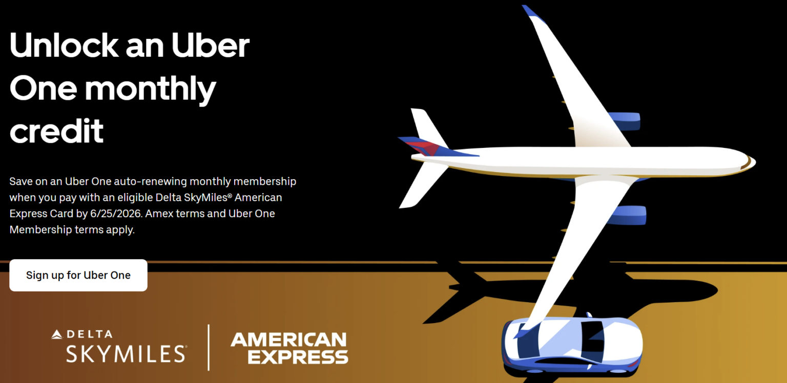 Amex Delta cards now offer credits for Uber One membership