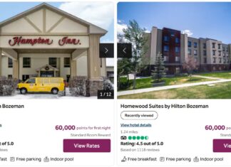 Hilton Honors award pricing