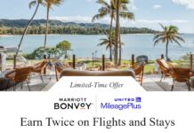 Marriott United reciprocal earning promotion