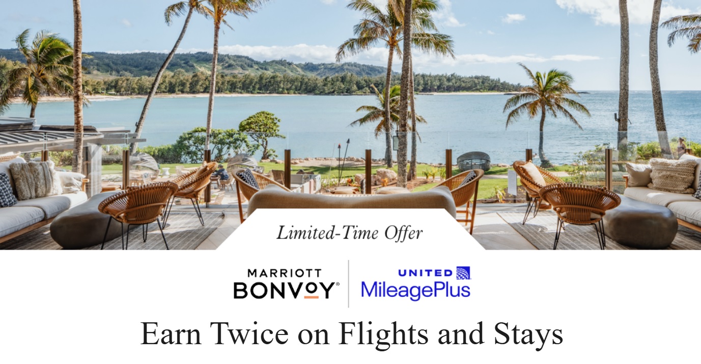 Marriott United reciprocal earning promotion