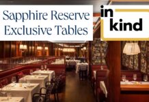 Sapphire Reserve Exclusive Tables inKind