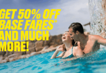 Spirit 50% off sale