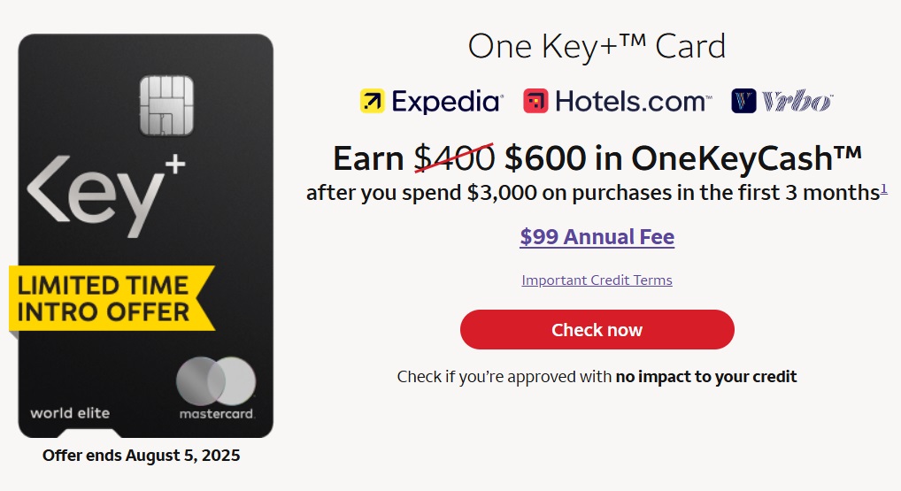 Wells Fargo One Key+ $600 welcome offer