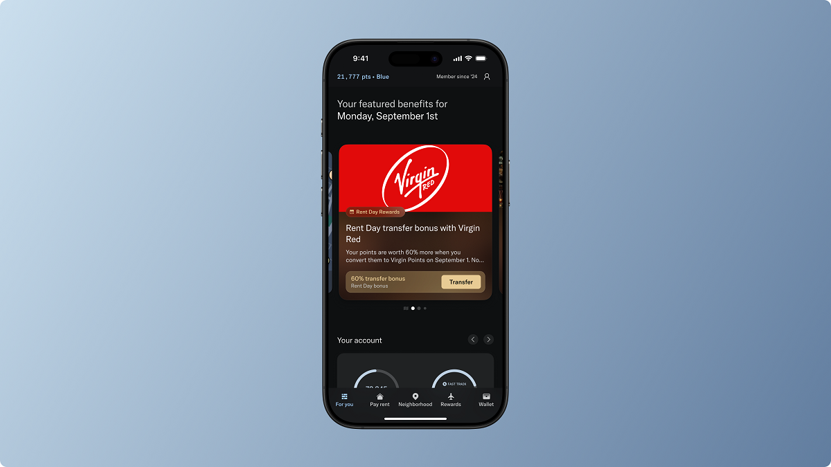 Bilt Virgin Red Transfer Bonus