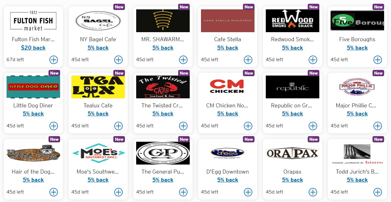 Citi Offers for local restaurants