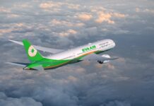 EVA Air airplane