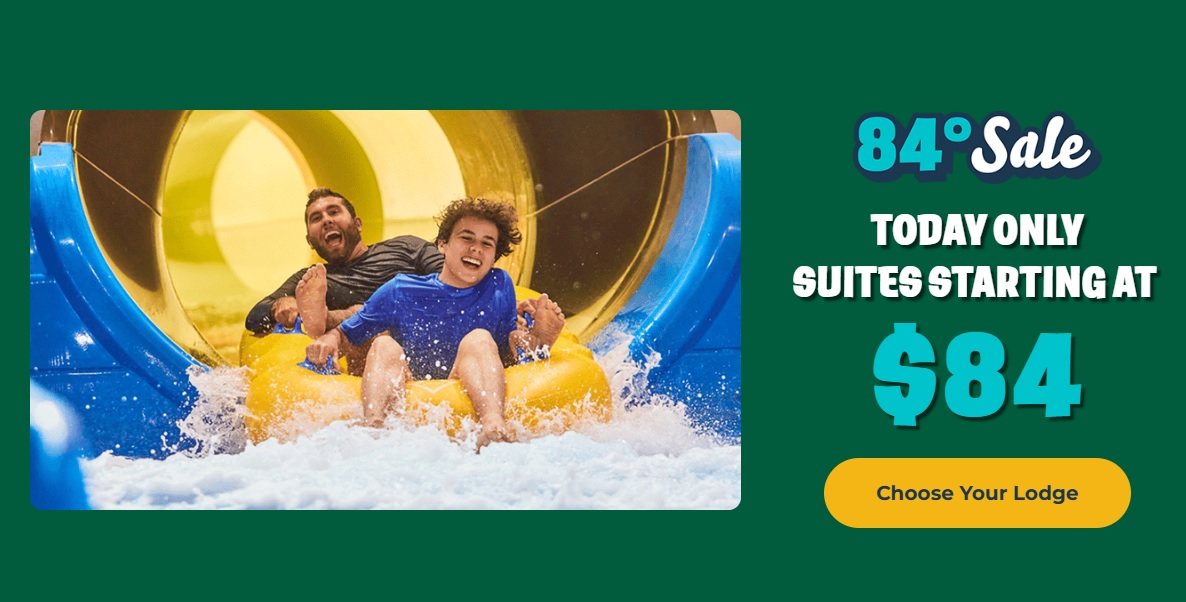 Great Wolf Lodge $84 sale