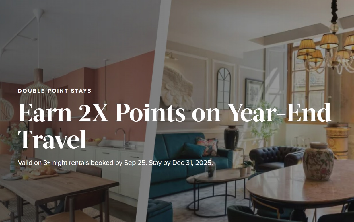 Marriott Homes & Villas 2x points
