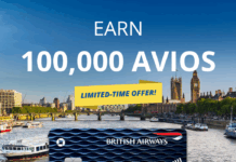 British Airways Avios welcome offer