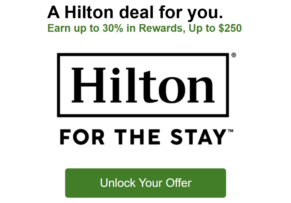 Capital One Shopping Hilton 30%