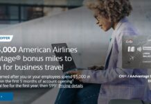 Citi AAdvantage Business World Elite Mastercard welcome offer 75K