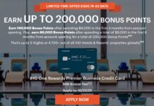 IHG Business card welcome offer