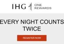 IHG One Rewards double points promo
