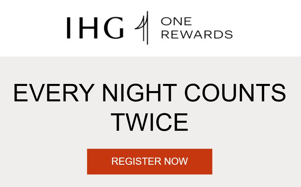 IHG One Rewards double points promo