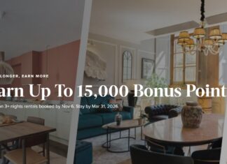 Marriott Homes & Villas promo 5,000-15,000 bonus points