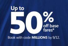 Southwest promo code MILLIONS
