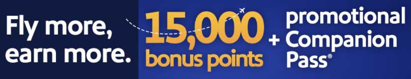 Southwest promotional Companion Pass promo