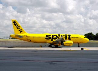 Spirit Airlines airplane